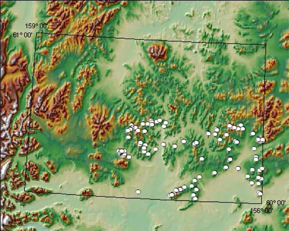 map of Alaska