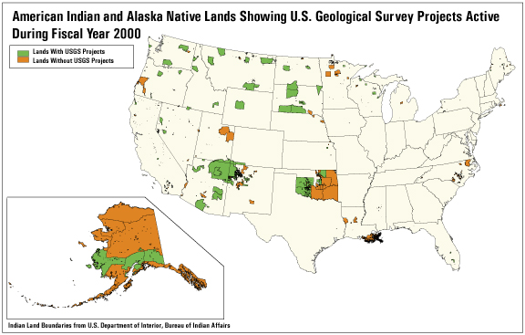 Map of American Indian Lands